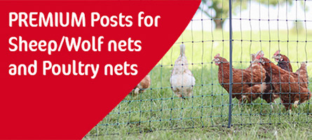 Teaser Premium posts for pasture nets