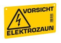 Plaque de signalisation – Attention clôture électrique !